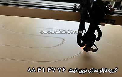 برش حروف نئون پلاستیک