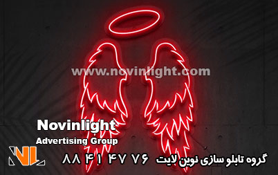 نئون بال فرشته برای دکور