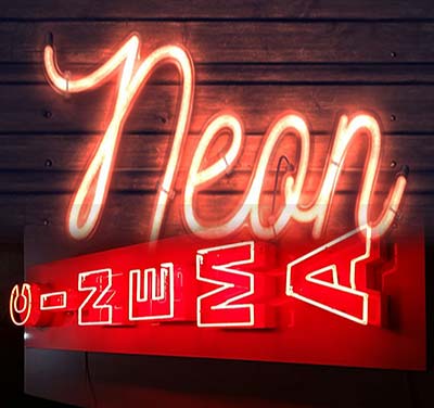 انواع تابلو نئون